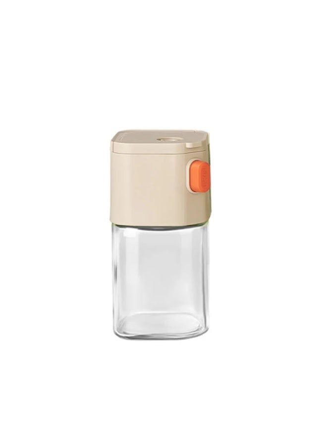Mengting Salt Control Container, Seasoning Bottle, Measuring Spice Jar, Salt And Sugar Kitchen Condiment Box, Dual-purpose Bottle With Scale, 240ml