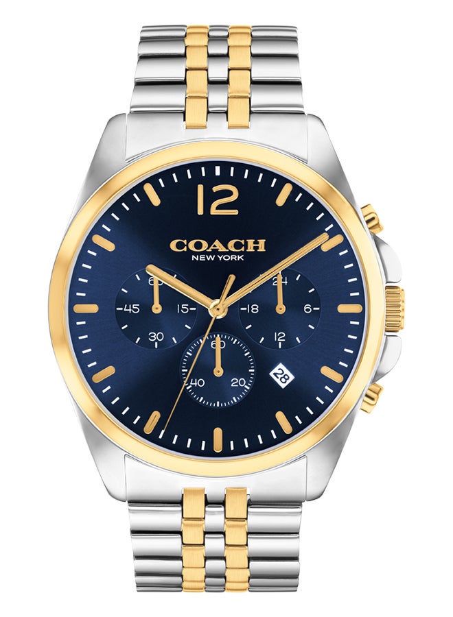 COACH Men's Chronograph Round Shape Stainless Steel Wrist Watch 14602659 - 43 Mm - Image 1