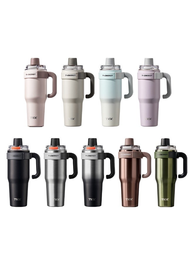 TKK 1200ml 316 Stainless Steel Water Bottle with Ceramic Coating | Blue - Image 3