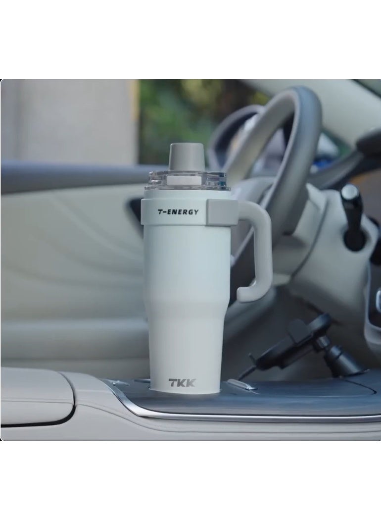 TKK 1200ml 316 Stainless Steel Water Bottle with Ceramic Coating | Blue - Image 1