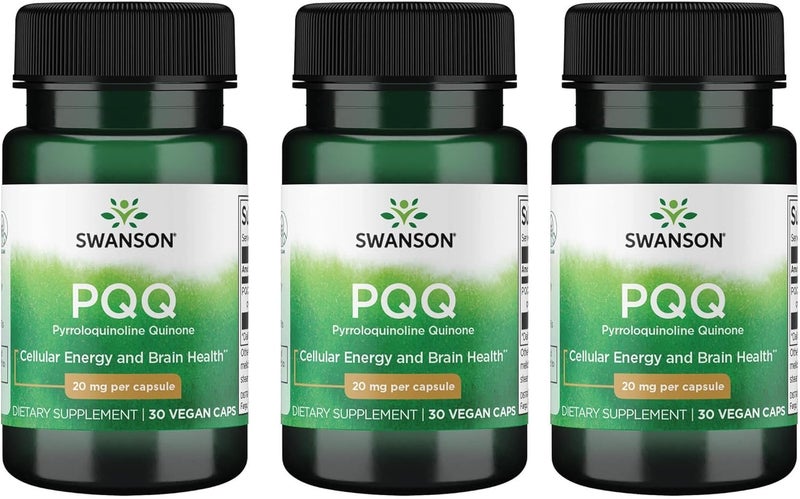 SWANSON PQQ Dietary Supplement 30 Vegan Caps for Adults