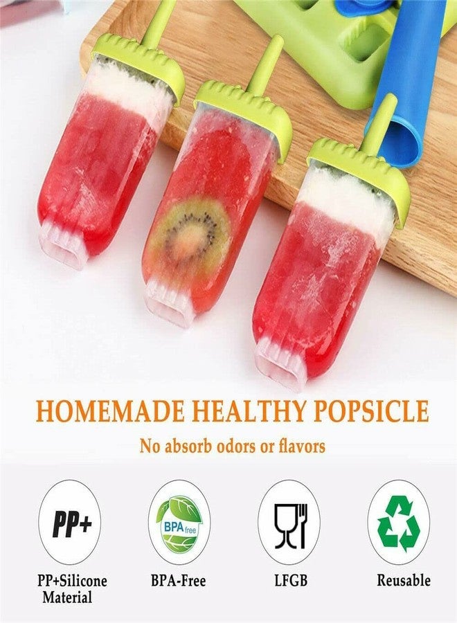 STARFLYER Great Enjoy Summer Food Grade Plastic Popsicle Mold - BPA-Free, Reusable Homemade Ice Pop Maker, Easy Release Candy & Kulfi Mould - Multi Color (1 Pack) - Image 5
