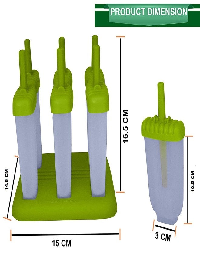 STARFLYER Great Enjoy Summer Food Grade Plastic Popsicle Mold - BPA-Free, Reusable Homemade Ice Pop Maker, Easy Release Candy & Kulfi Mould - Multi Color (1 Pack) - Image 2