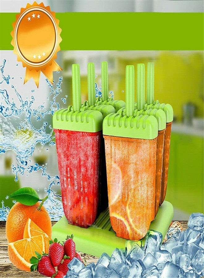 STARFLYER Great Enjoy Summer Food Grade Plastic Popsicle Mold - BPA-Free, Reusable Homemade Ice Pop Maker, Easy Release Candy & Kulfi Mould - Multi Color (1 Pack) - Image 3