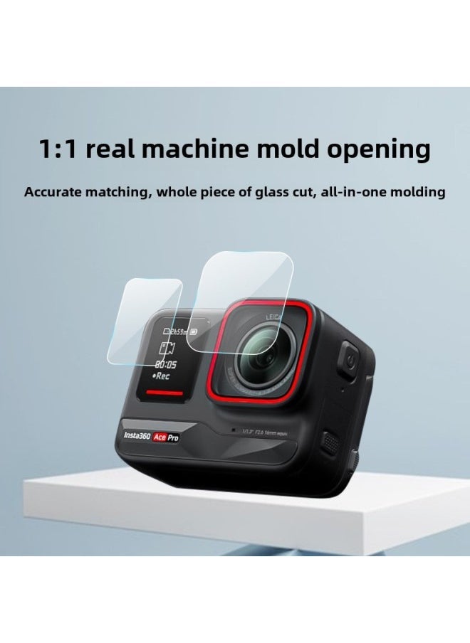 Applicable Shadow Stone Insta360 ACE Pro Tempered Film Insta360 ACEPro Sports Camera Tempered Film-Color:Insta360 ACE Pro Tempered Film - Image 3