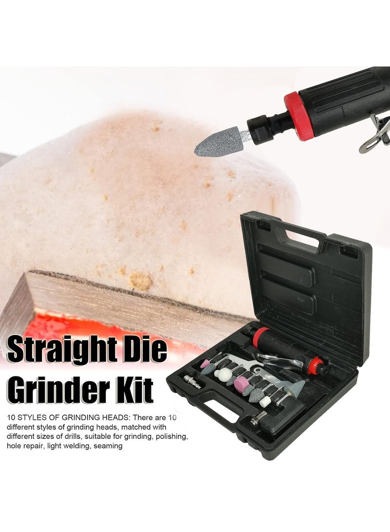 Air Die Grinder 1/4 6mm Pneumatic Die Grinder Air Powered 18 Gauge 22000 RPM Grinding Machine Engraving Polish Pneumatic Rotary Tool  - Image 5