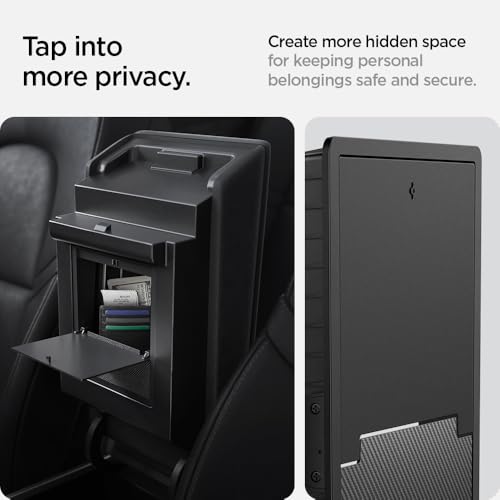 Spigen One-Tap Hidden Storage Box for Tesla Model Y (2020-2024) & Model 3 (2017-2023) [Not Compatible with Model 3 Highland (2024/25) and Model Y Juniper (2025/26)] - Image 4