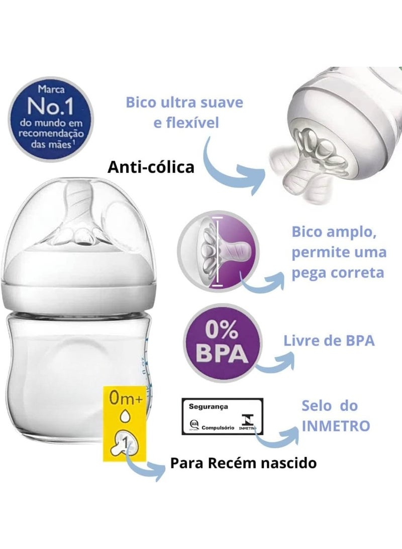 فيليبس طقم زجاجات رضاعة للأطفال 125 و260 مل بتصميم مستوحى من البتلات، يدعم الرضاعة الطبيعية ويوفر تجربة تغذية مريحة يوميًا - Image 2