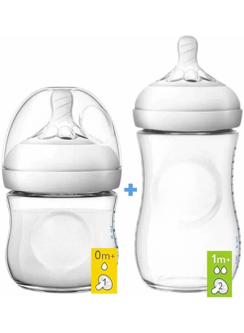 فيليبس طقم زجاجات رضاعة للأطفال 125 و260 مل بتصميم مستوحى من البتلات، يدعم الرضاعة الطبيعية ويوفر تجربة تغذية مريحة يوميًا - Image 4