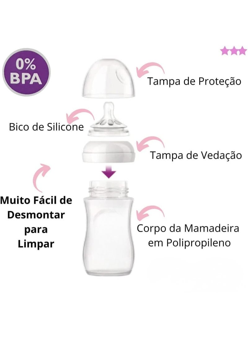 فيليبس طقم زجاجات رضاعة للأطفال 125 و260 مل بتصميم مستوحى من البتلات، يدعم الرضاعة الطبيعية ويوفر تجربة تغذية مريحة يوميًا - Image 5