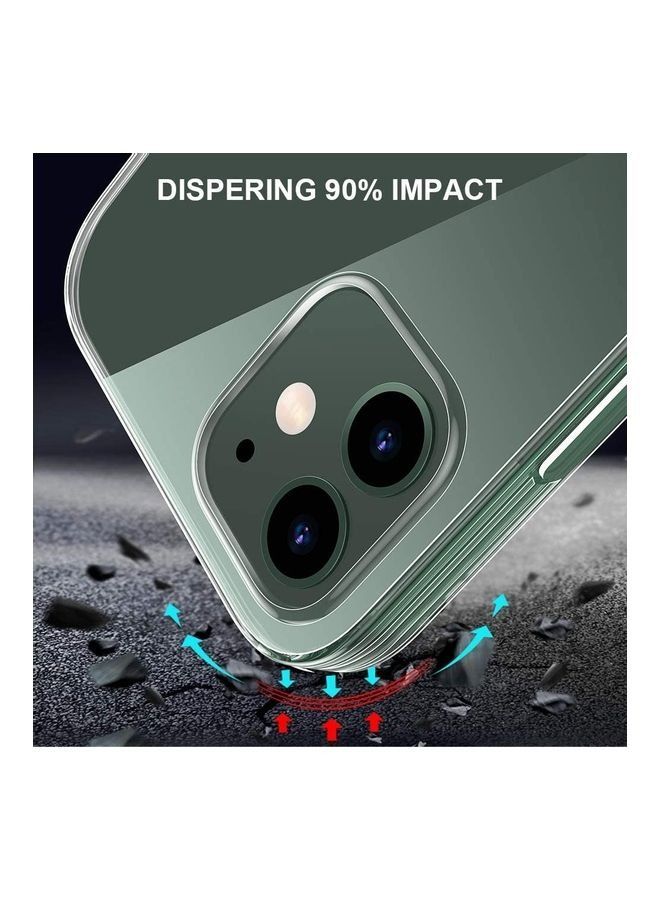 Protective Case Cover For iPhone 12 Mini With 2-Piece Screen Protector Clear - Image 3