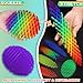 KEJIH Fidget Worm Toy 7 PCS Sensory Slug Fidget ToyMulticolor Stress Relief Fidget ToysResistance Fidget ToysAnxiety Relief Toys for Kids AdultsElastic Mesh Toys 7 Colors Packing - Image 3