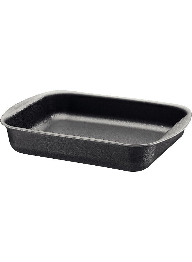 TRAMONTINA Tramontina Brasil 28cm 3.3L Graphite Aluminum Deep Roasting Pan with Interior and Exterior Starflon Max PFOA Free Nonstick Coating  - Image 1