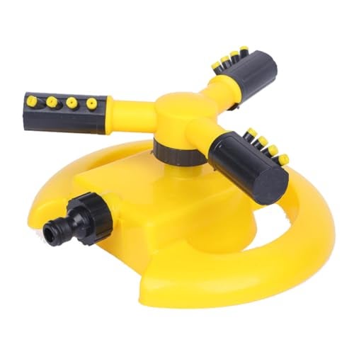 Roots & Leaf 360° Automatic Rotating Garden Sprinkler with 45° Adjustable Arms | Durable ABS Material | Coverage up to 32 Feet | for Efficient Watering in Gardens and Lawns (Pack of 1) - Image 1