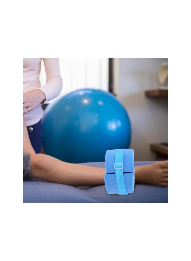 WYBOT Leg Pillows Foot Pillow Blue Ankle Heel Elevator Wedge Support Bedsore Rehabilitation Relieve Foot Pressure Ring Pad Sky Blue  - Image 5