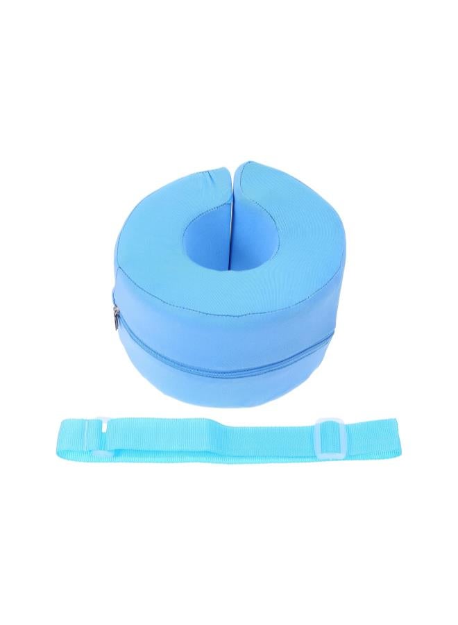 WYBOT Leg Pillows Foot Pillow Blue Ankle Heel Elevator Wedge Support Bedsore Rehabilitation Relieve Foot Pressure Ring Pad Sky Blue  - Image 1