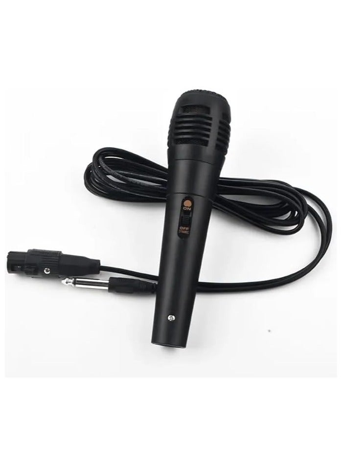 ميكروفون كاريوكي ديناميكي مع سلك . مايك أحادي الاتجاه، ميكروفون ديناميكي كارديويد للغناء الفردي وغناء الكاريوكي مع خاصية عزل الضجيج - Image 3