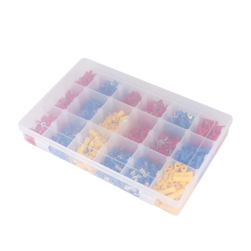 Heavy Duty Battery Terminal Connector Kit 1300pcs Copper Lugs PVC Eyelets - Image 4