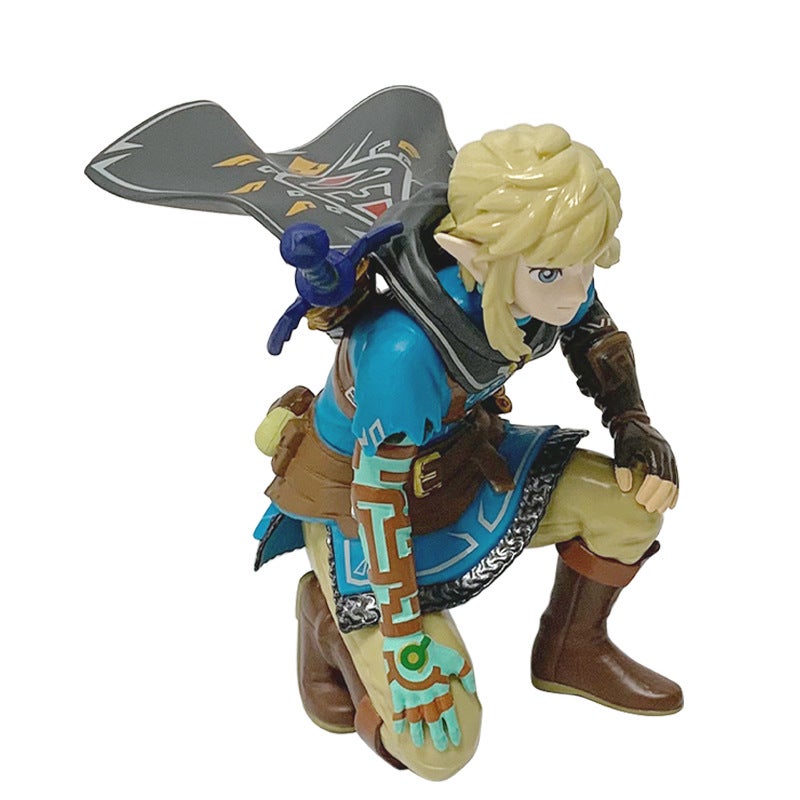 تمثال لينك جاثم من لعبة The Legend of Zelda: Tears of the Kingdom، مصنوع من PVC، ارتفاع 12 سم - Image 2