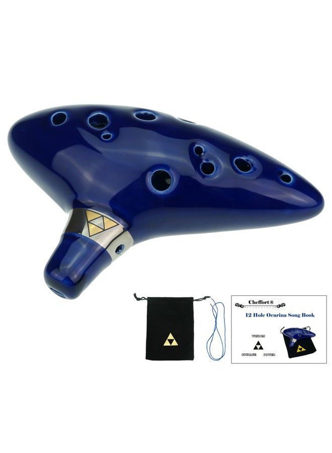 Cheffort "Cheffort" 12 Hole Ocarina From Legend of,Alto C with Protective Bag,Buy ocarina,ocarina of time,Play by Link - Image 2