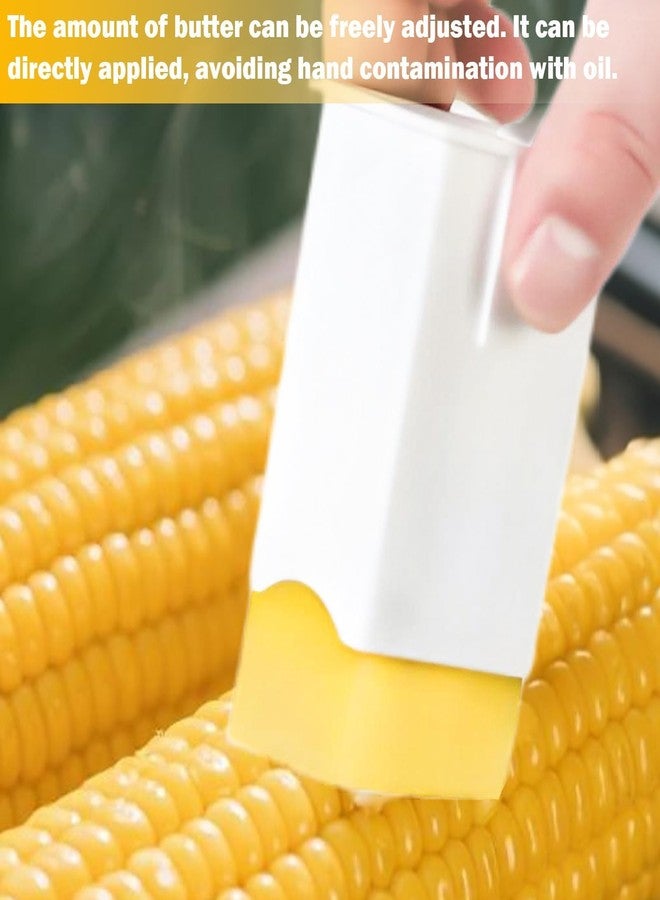 hinbkenla 2 Pcs Butter Spreader Corn Cob,Corn On The Cob Butter Spreader,Corn Butterer For Corn On The Cob,Butter Holder For Corn On The Cob,Corn Butter Spreader On Pancakes, Waffles, Bagels And Toast - Image 4
