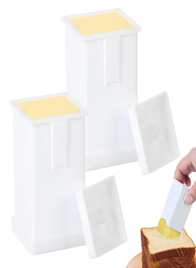hinbkenla 2 Pcs Butter Spreader Corn Cob,Corn On The Cob Butter Spreader,Corn Butterer For Corn On The Cob,Butter Holder For Corn On The Cob,Corn Butter Spreader On Pancakes, Waffles, Bagels And Toast - Image 1