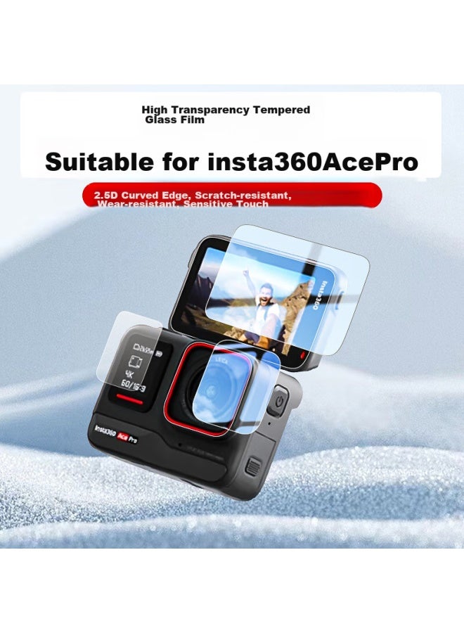 Odd Leaves Qiyeh Tempered Glass Screen Protector Film, Protective Film Suitable For Insta360 Ace Pro Action Camera Accessories, Scratch-resistant Film Accessory For Acepro - Image 1