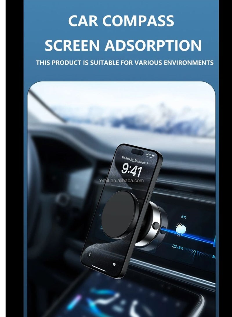Magnetic Car Phone Holder with Suction Cup - Safe and Easy Mounting for Mobile  - Image 5