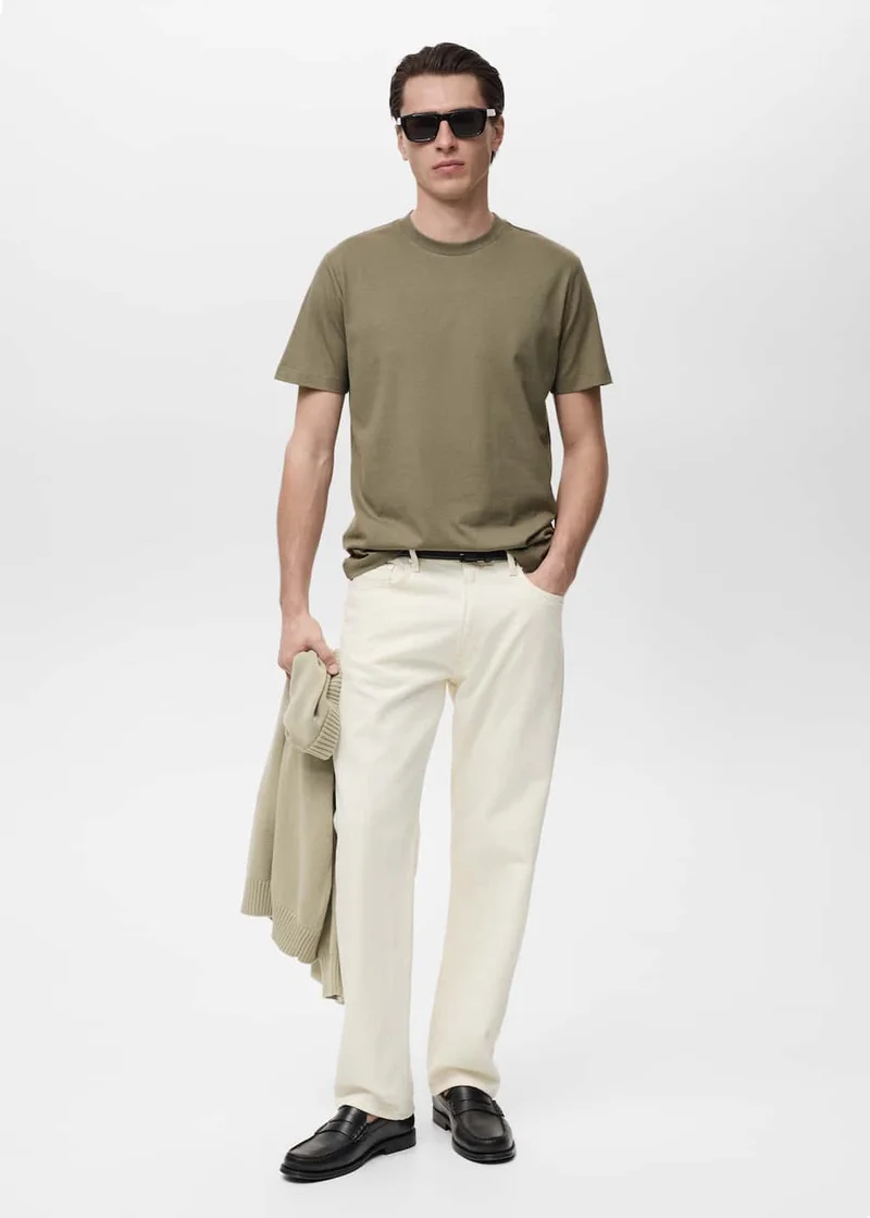 Mango Man  Slim-Fit T-Shirt for Men | Best Price UAE