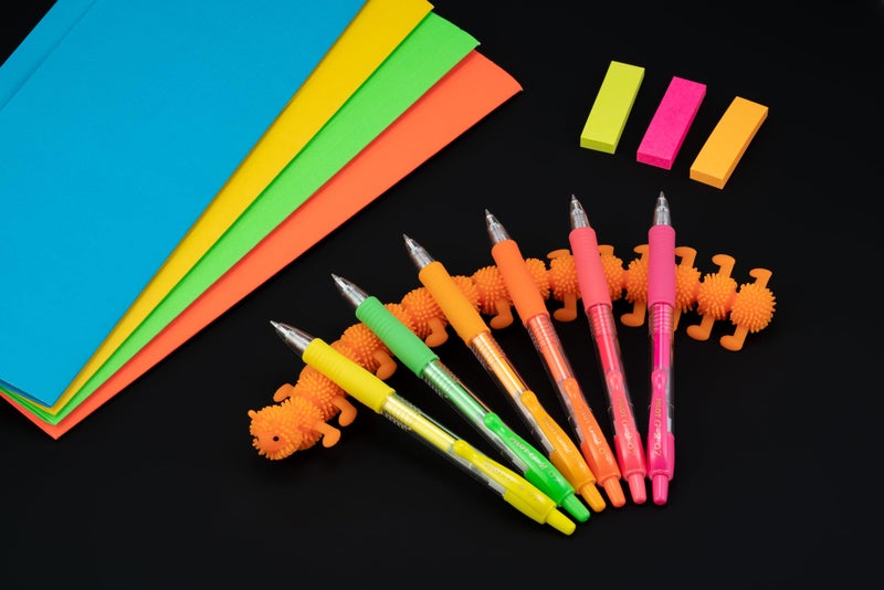 Pilot, G2 Premium Gel Roller Pens, Fine Point 0.7 mm, Assorted Neon Colors & Black, Tub of 36 - Image 5