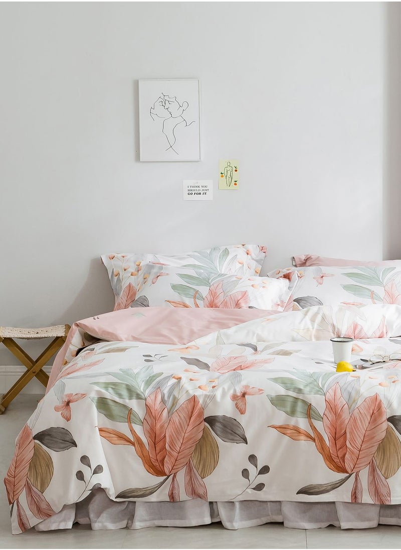 AURORA - Leaf Print Bedding Set - King - Image 1
