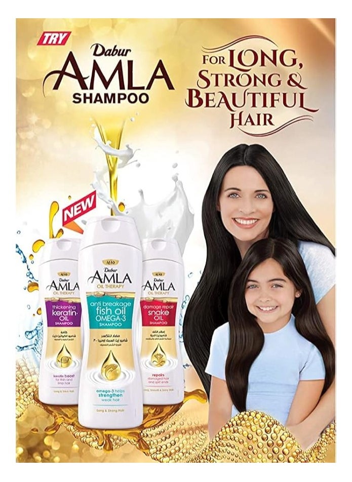 Dabur - Dabur Amla  With Vitamin Crame Shampoo 360 Ml - Image 1