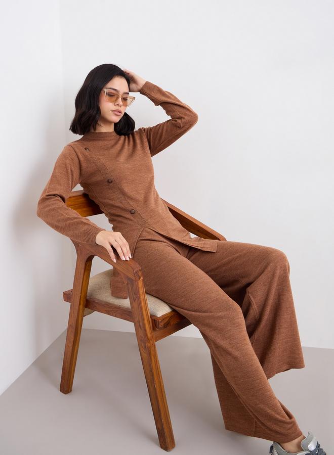 أميرة طقم محتشم منسق من بنطال وبلوزة طويلة - Image 5
