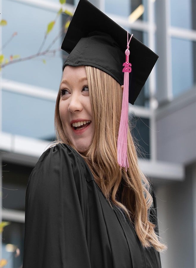 Endea Graduation شرابة تخرج بلون واحد من إنديا مع تعليقة وردية لامعة (وردي، 2026) - Image 5