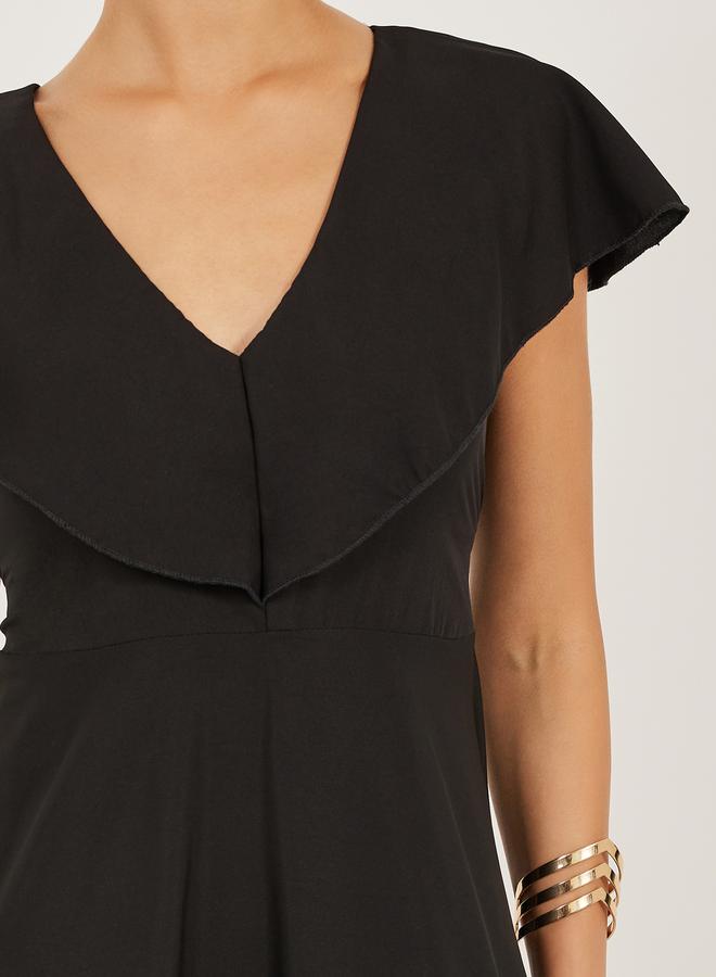 ستايلي فستان بكتف مكشكش - Image 5