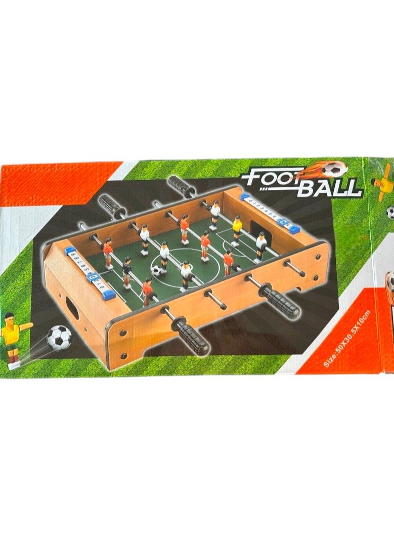 Toy Box Wooden Football Table Soccer Game Set 50x3.50x10cm - Image 2