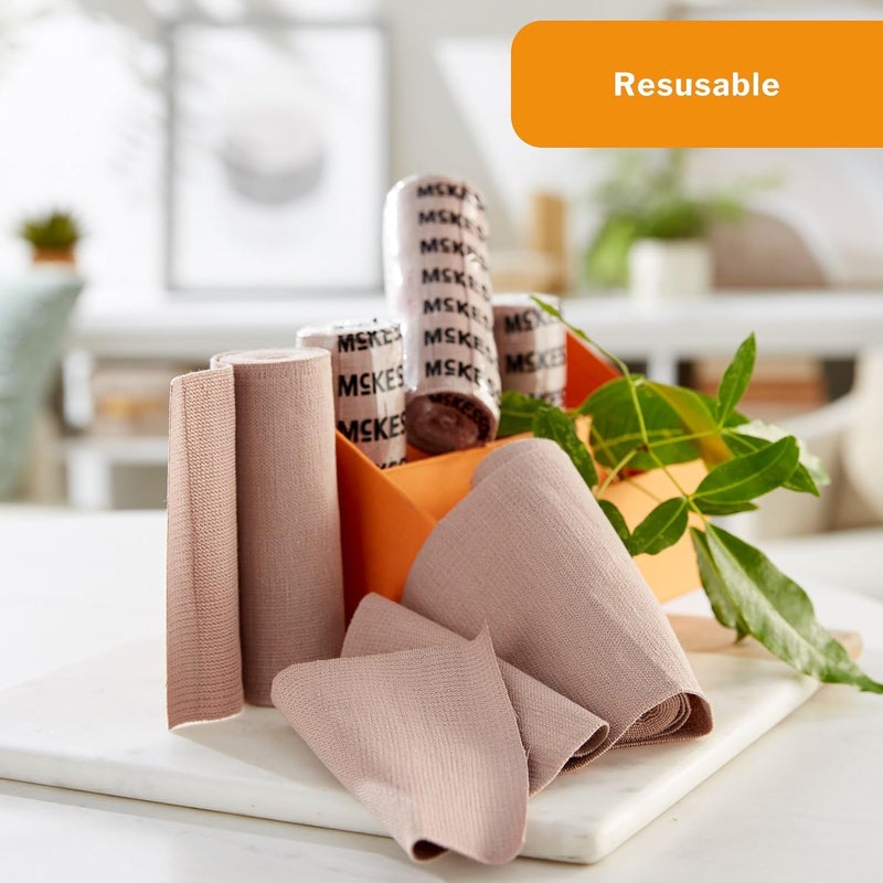 McKesson Elastic Bandage with Hook and Loop Closure LatexFree Compression Bandage 2 in x 5 yd 10 Count 1 Pack - Image 4