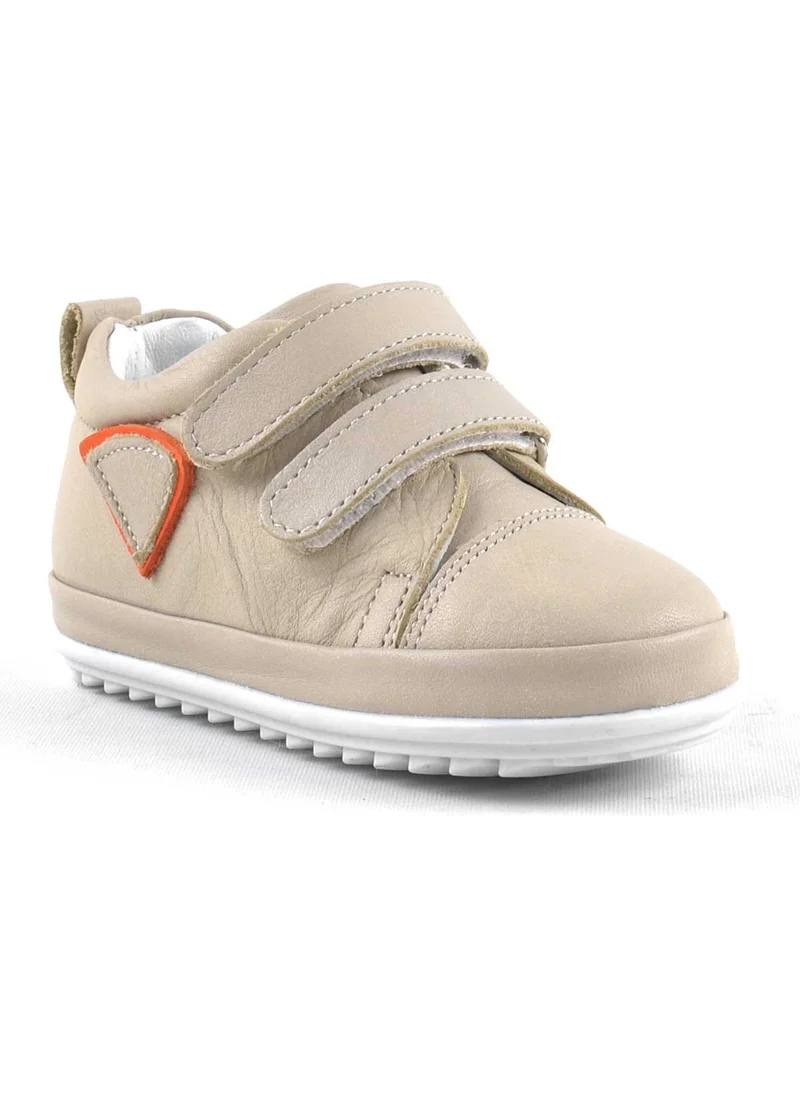 راكر plus Soft Leather Cream First Step Baby Shoes