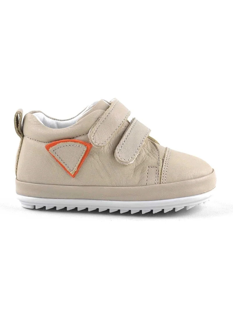 راكر plus Soft Leather Cream First Step Baby Shoes