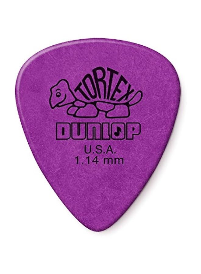 دنلوب داملوب تورتيكس ستاندرد 1.14 مم بيك للغيتار بنفسجي، عبوة 24 قطعة - Image 1