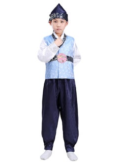 Al Aoyama Korean Hanbok costume for Boys, Themed Party Costume, Dance Performance Wear  - Image 1