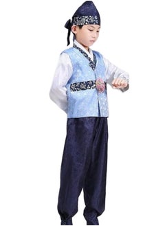 Al Aoyama Korean Hanbok costume for Boys, Themed Party Costume, Dance Performance Wear  - Image 2
