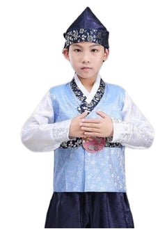 Al Aoyama Korean Hanbok costume for Boys, Themed Party Costume, Dance Performance Wear  - Image 3