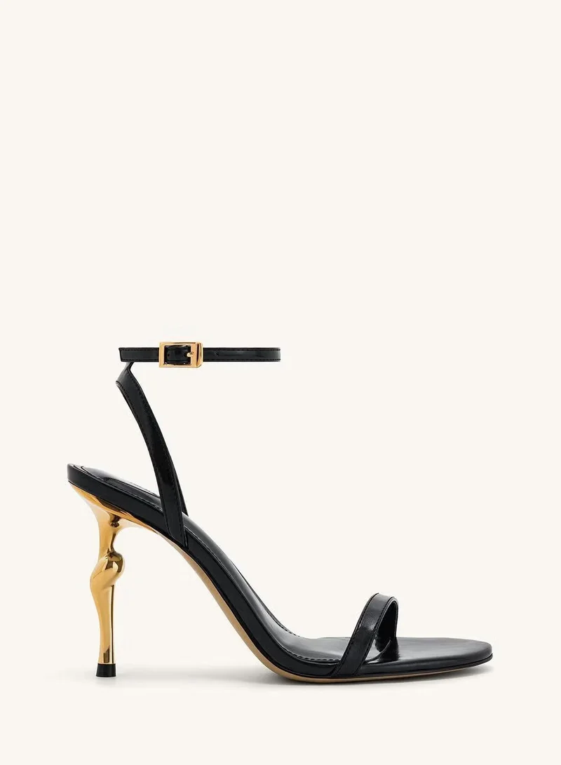 JW PEI Alivia Metal Heel Sandals