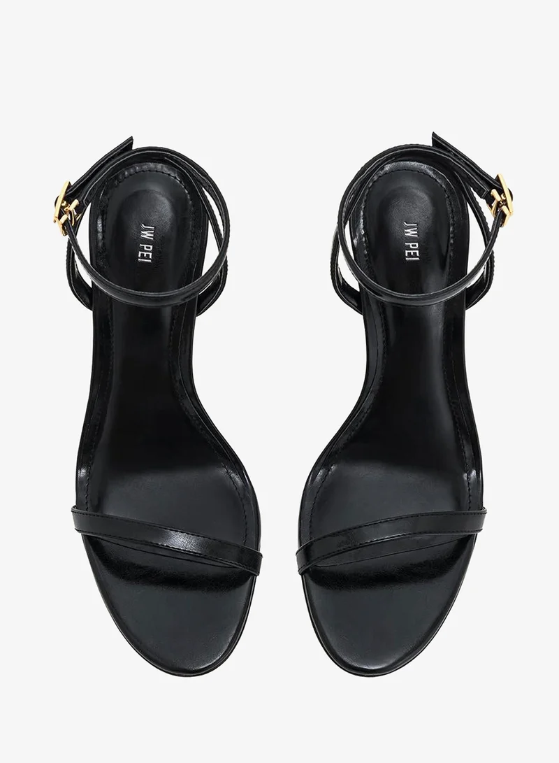 JW PEI  Alivia gold metal heel sandals for Women | Best Price UAE