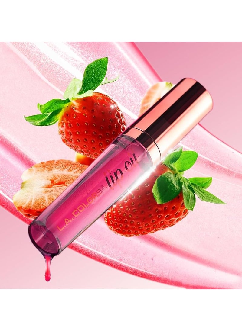 LA Colors L.A. Colors Lip Oil Ultra-Hydrating Formula Strawberry Burst (Strawberry Scented) 4.5g  - Image 4