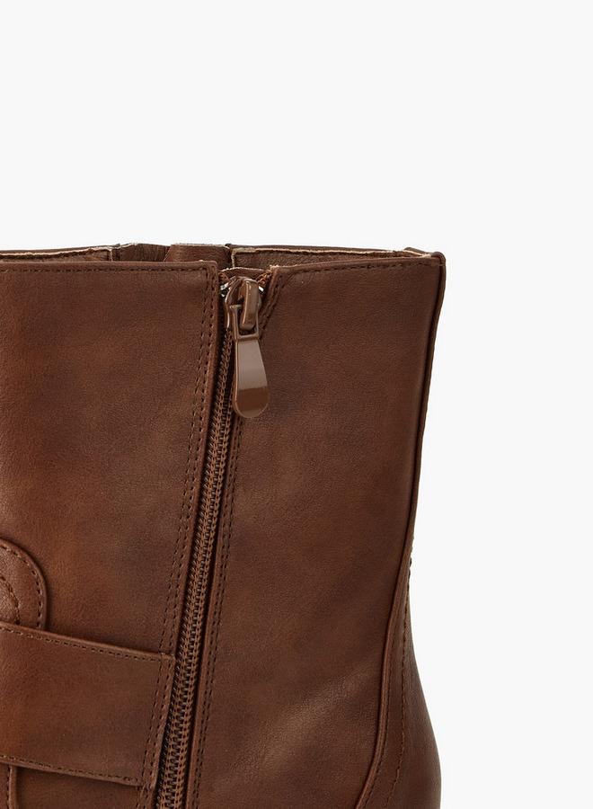 Flora Bella By Shoexpress Women's Buckle Accent Ankle Boots - Image 5