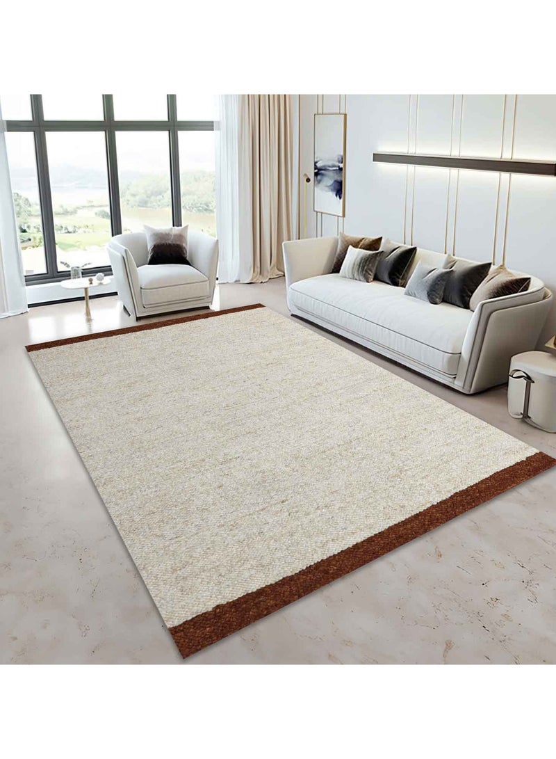 AMELIA WOOL RUG - 150X230 CM- GOLD - Image 1