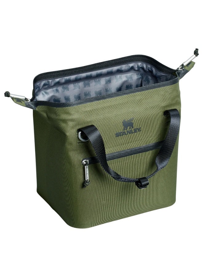 Stanley All Day Julienne Mini Cooler Bag & Insulated Lunch Tote | 7.4 QT (10 Can) Portable Soft Cooler with Leak-Proof Liner | Unique "Doctor's Bag" Hinge Top Design | Made from 100% Recycled Polyester | for Picnics, Hikes, Beach & Commute - Image 3