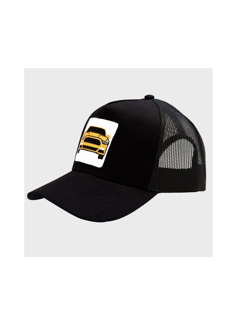 Generic - Men's Cap with Mesh and Snapback closure - Ford Car Collection Black - Image 1